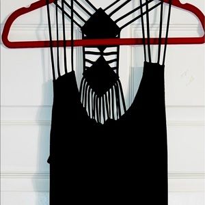 Stunning Cynthia Rowley black maxi dress. Great for summer!